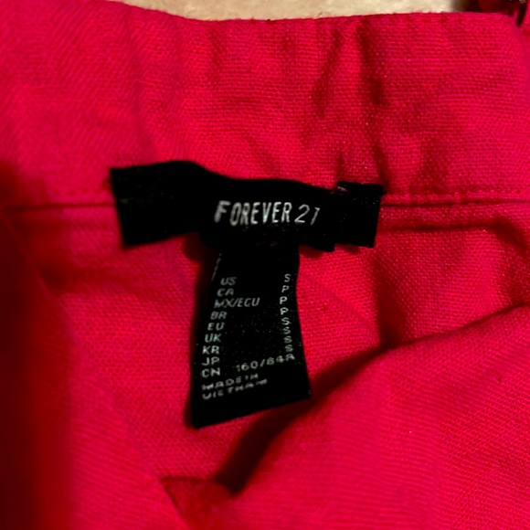 2pc Lot Forever 21 Mini Dress Size Small Pink and Mustard - Picture 8 of 8